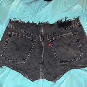 Levi's Black Denim Shorts